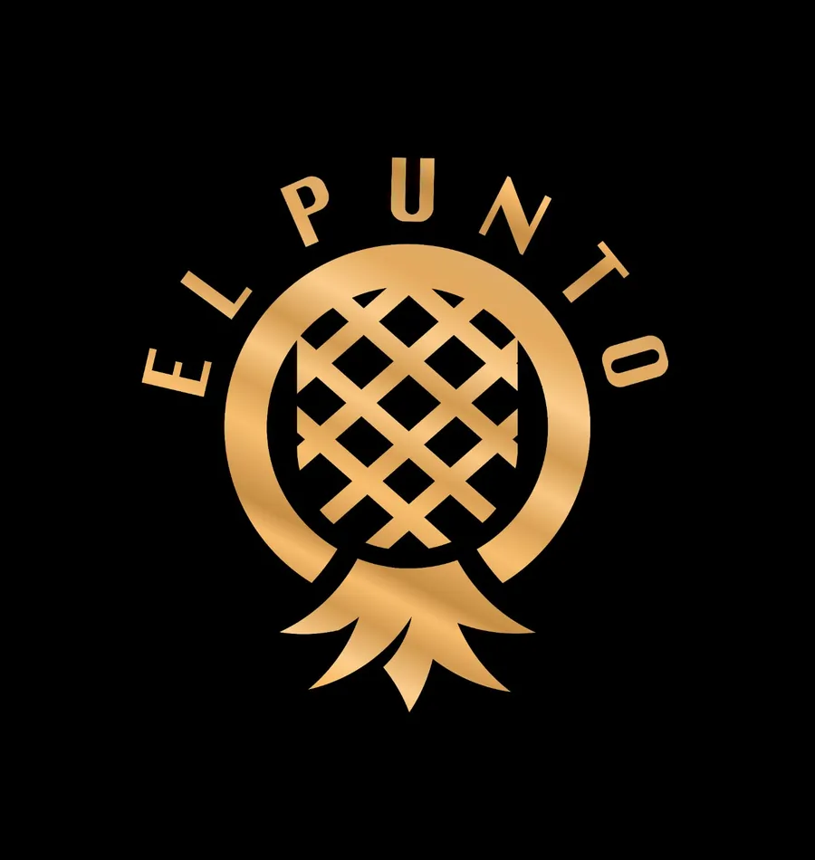 Logo de El Punto SW Bar: piña invertida dorada, símbolo del ambiente swinger